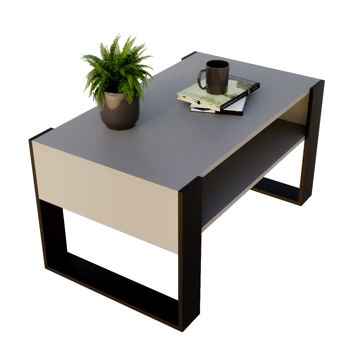 Couchtisch KARO 92 x 53,6 x 45 cm
