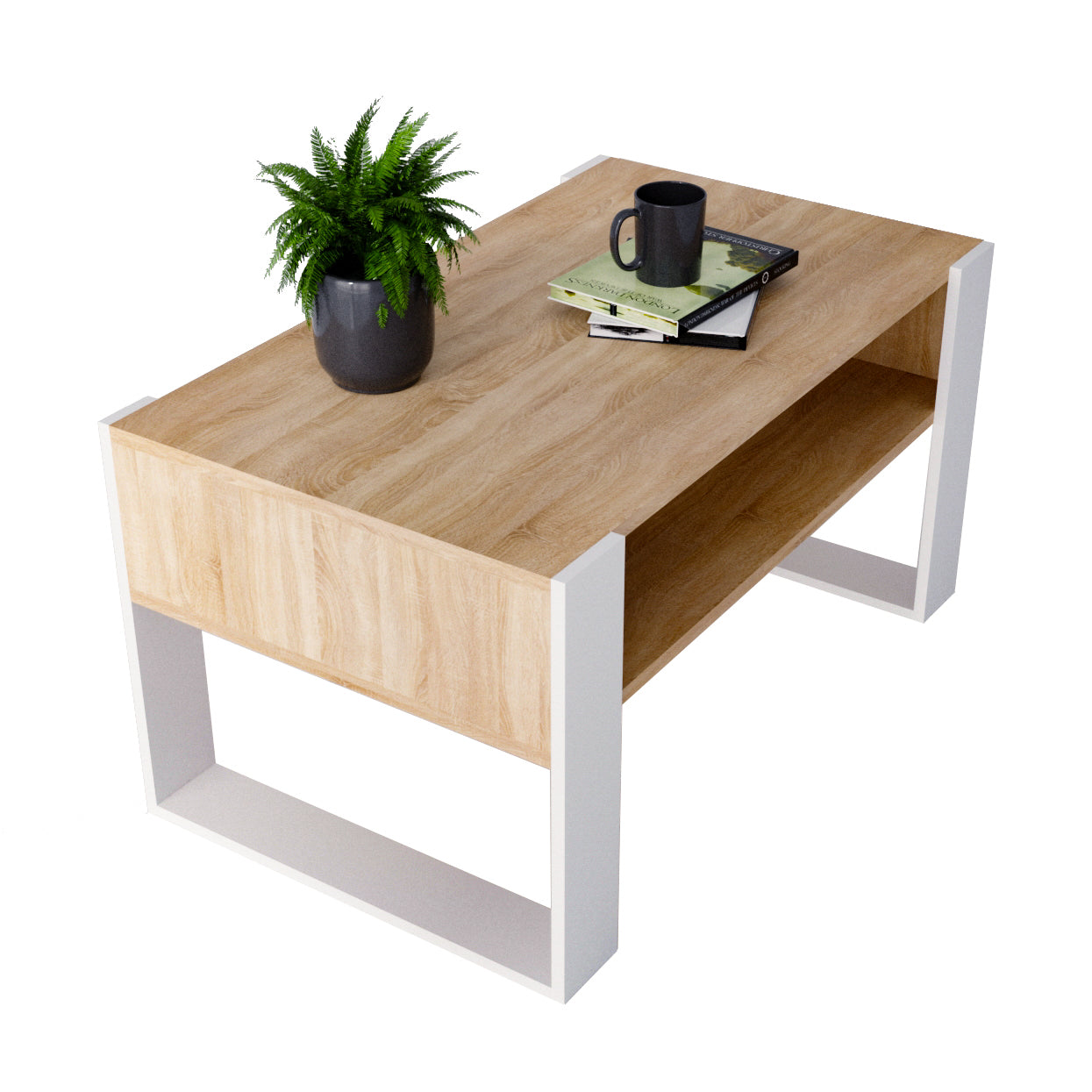 Couchtisch KARO 92 x 53,6 x 45 cm