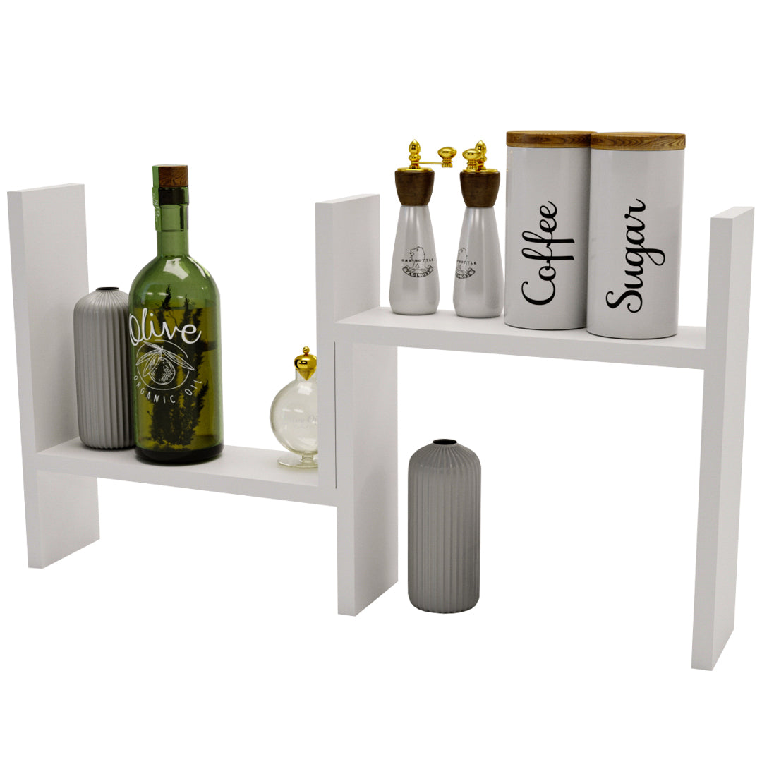 Küchenregal für Arbeitsplatte 40-74 x 44 x 12 cm