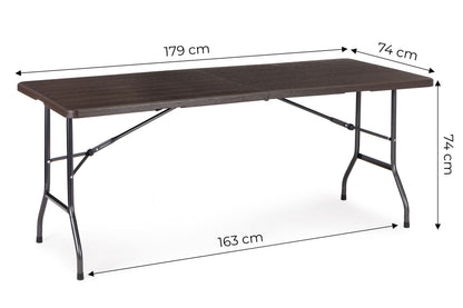 Klapptisch 180 cm faltbar mit Tragegriff – Camping- und Gartentisch
