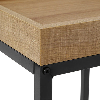 2er Set Couchtische – moderner Wohnzimmertisch mit Stahlgestell