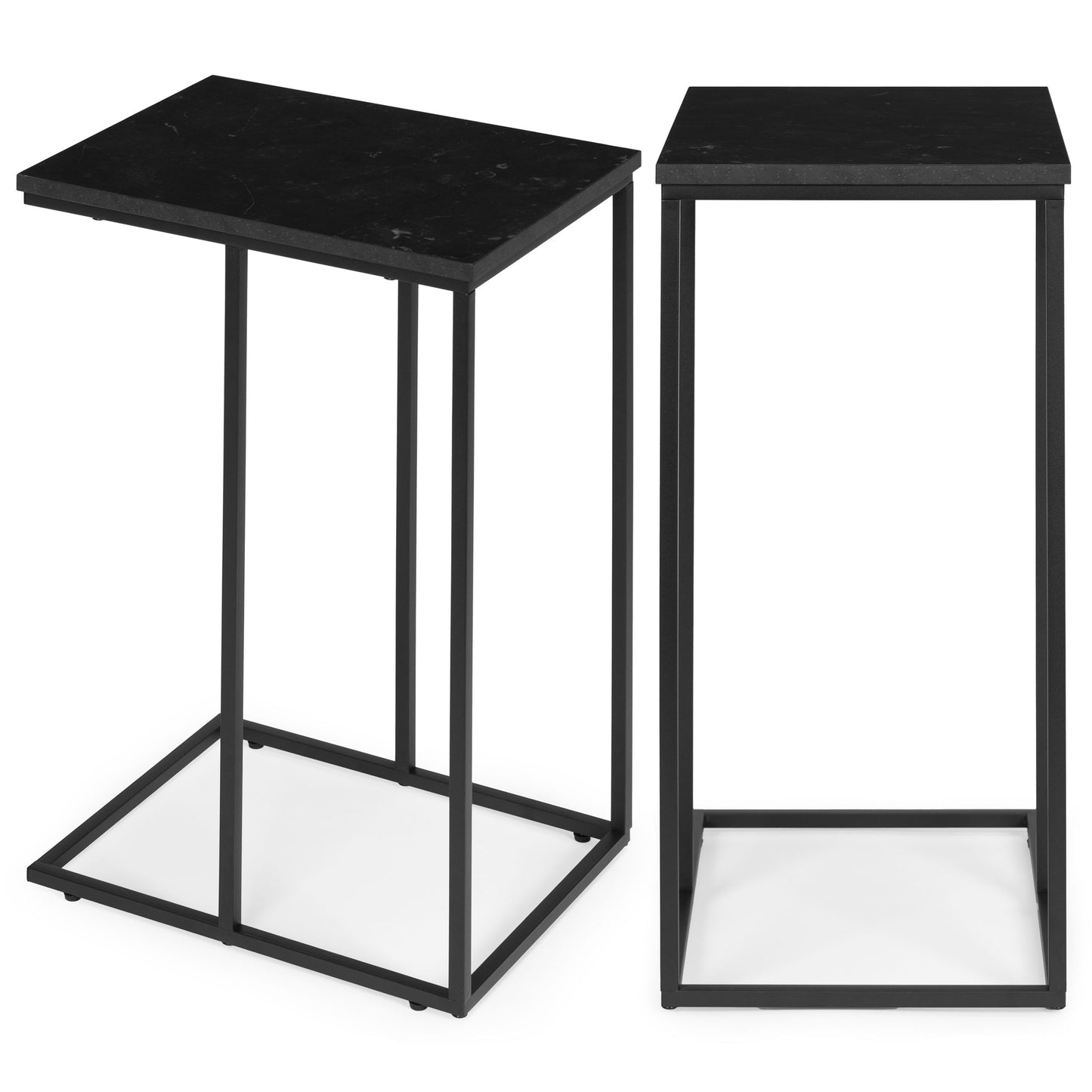 Beistelltisch C-Form für Laptop und Sofa – moderner Sofatisch