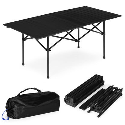 Campingtisch klappbar mit Tragetasche – Schwarz