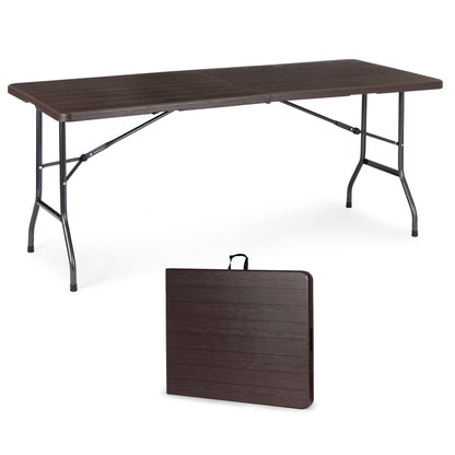 Klapptisch 180 cm faltbar mit Tragegriff – Camping- und Gartentisch