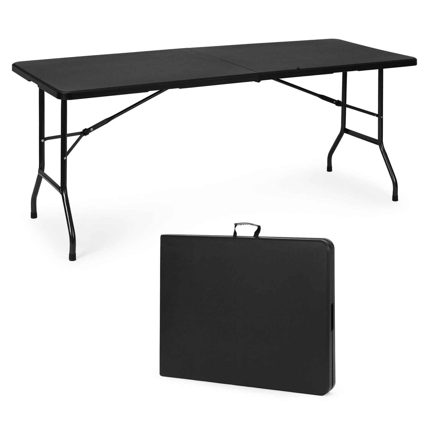 Klapptisch 180 cm faltbar mit Tragegriff – Camping- und Gartentisch