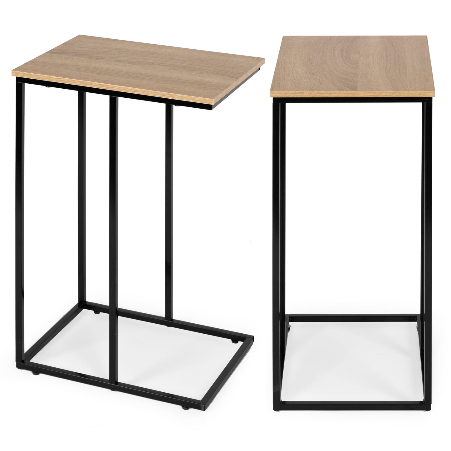 Beistelltisch C-Form für Laptop und Sofa – moderner Sofatisch