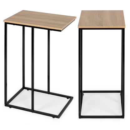 Beistelltisch C-Form für Laptop und Sofa – moderner Sofatisch