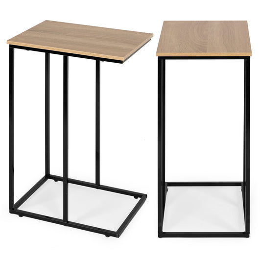 Beistelltisch C-Form für Laptop und Sofa – moderner Sofatisch