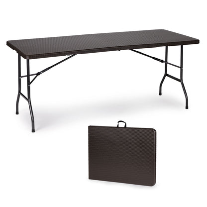 Klapptisch 180 cm faltbar mit Tragegriff – Camping- und Gartentisch