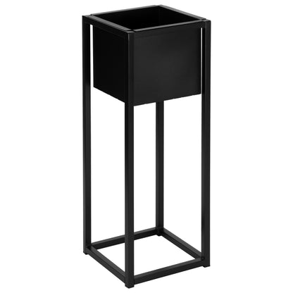 Blumenständer Metall schwarz – loft Pflanzenständer für Wohnzimmer und Flur
