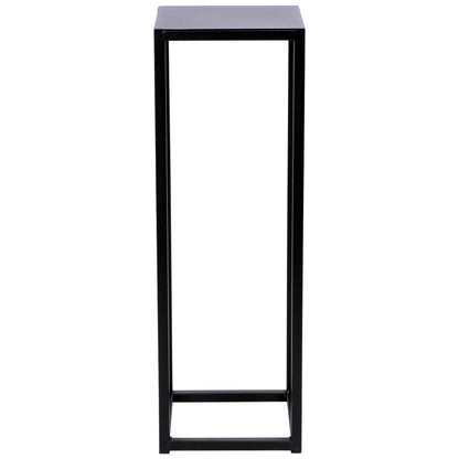 Blumenständer Metall schwarz – loft Pflanzenständer für Wohnzimmer und Flur