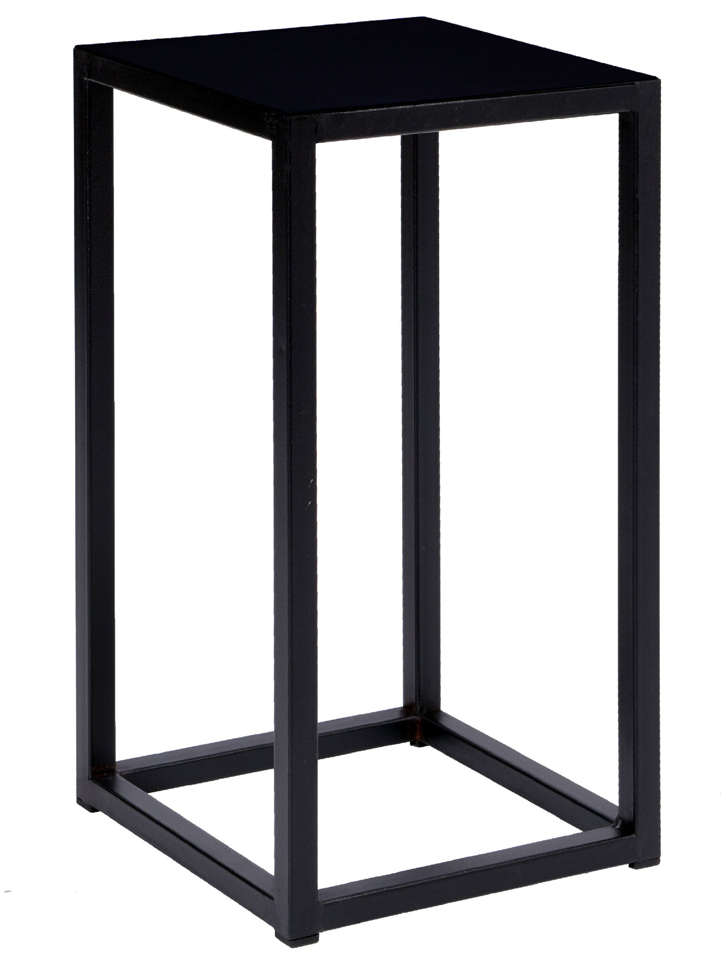 Blumenständer Metall schwarz – loft Pflanzenständer für Wohnzimmer und Flur