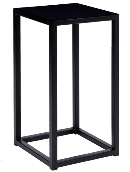 Blumenständer Metall schwarz – loft Pflanzenständer für Wohnzimmer und Flur