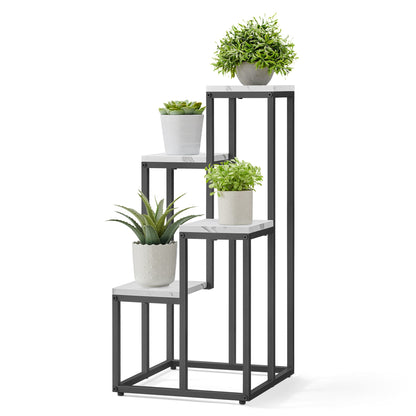 Blumenständer mit 4 Ablagen – Pflanzenregal für Wohnzimmer und Flur