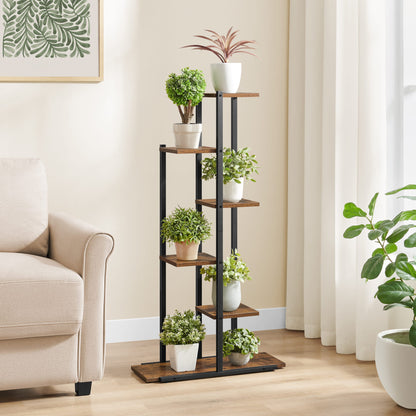 Blumenständer mit 6 Ablagen – Pflanzenregal für Wohnzimmer und Flur