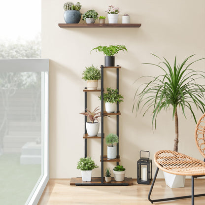 Blumenständer mit 6 Ablagen – Pflanzenregal für Wohnzimmer und Flur