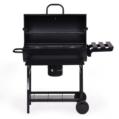 Holzkohlegrill XXL mit Deckel und Thermometer – große Grillfläche