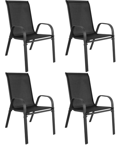 Gartenstühle TAVIA im 2er- oder 4er-Set – stapelbar für Garten und Terrasse