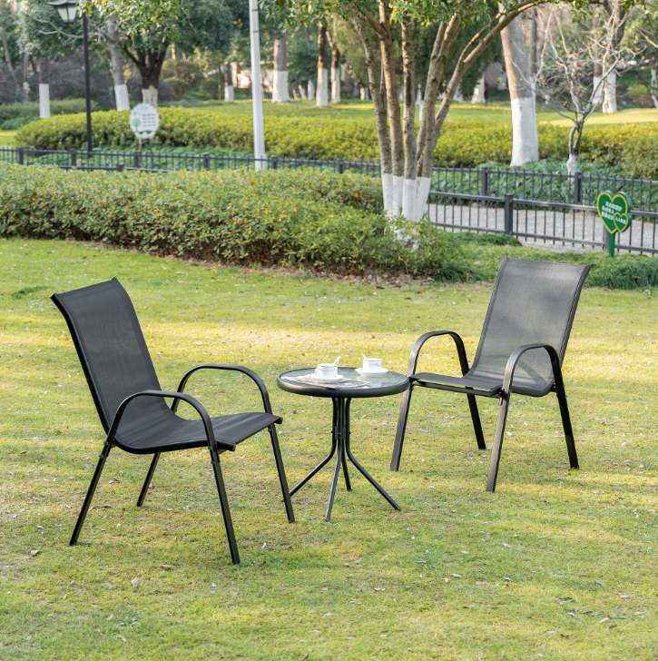 Gartenstühle TAVIA im 2er- oder 4er-Set – stapelbar für Garten und Terrasse