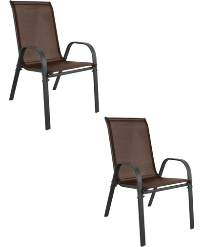 Gartenstühle TAVIA im 2er- oder 4er-Set – stapelbar für Garten und Terrasse