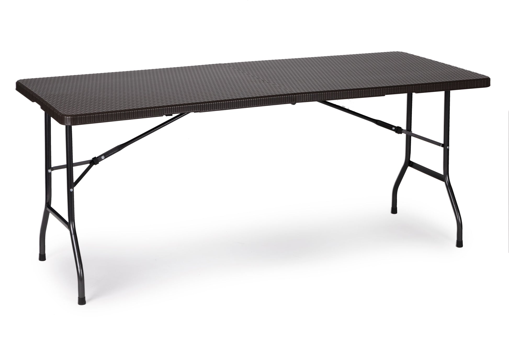 Klapptisch 180 cm faltbar mit Tragegriff – Camping- und Gartentisch – Mat-Haus