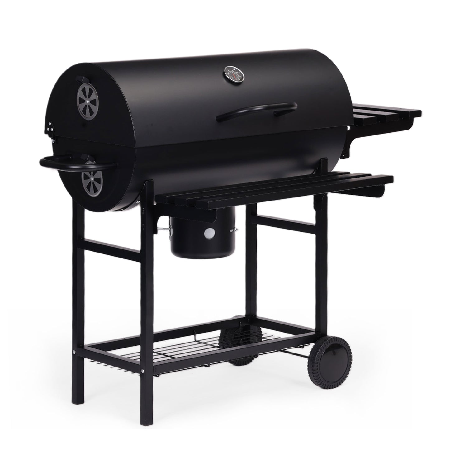 Holzkohlegrill XXL mit Deckel und Thermometer – große Grillfläche