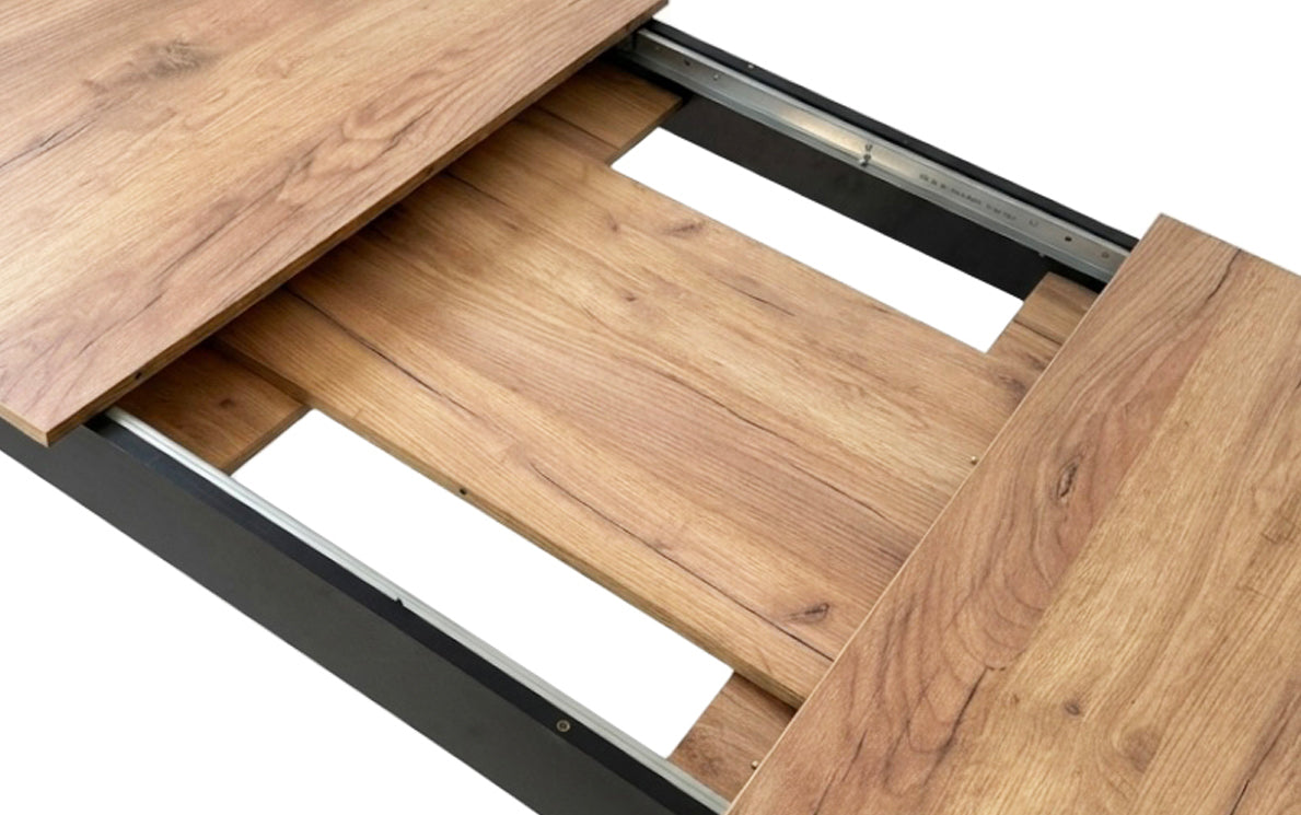 Esstisch ausziehbar 120–160 × 80 cm – moderner Tisch für Küche und Esszimmer