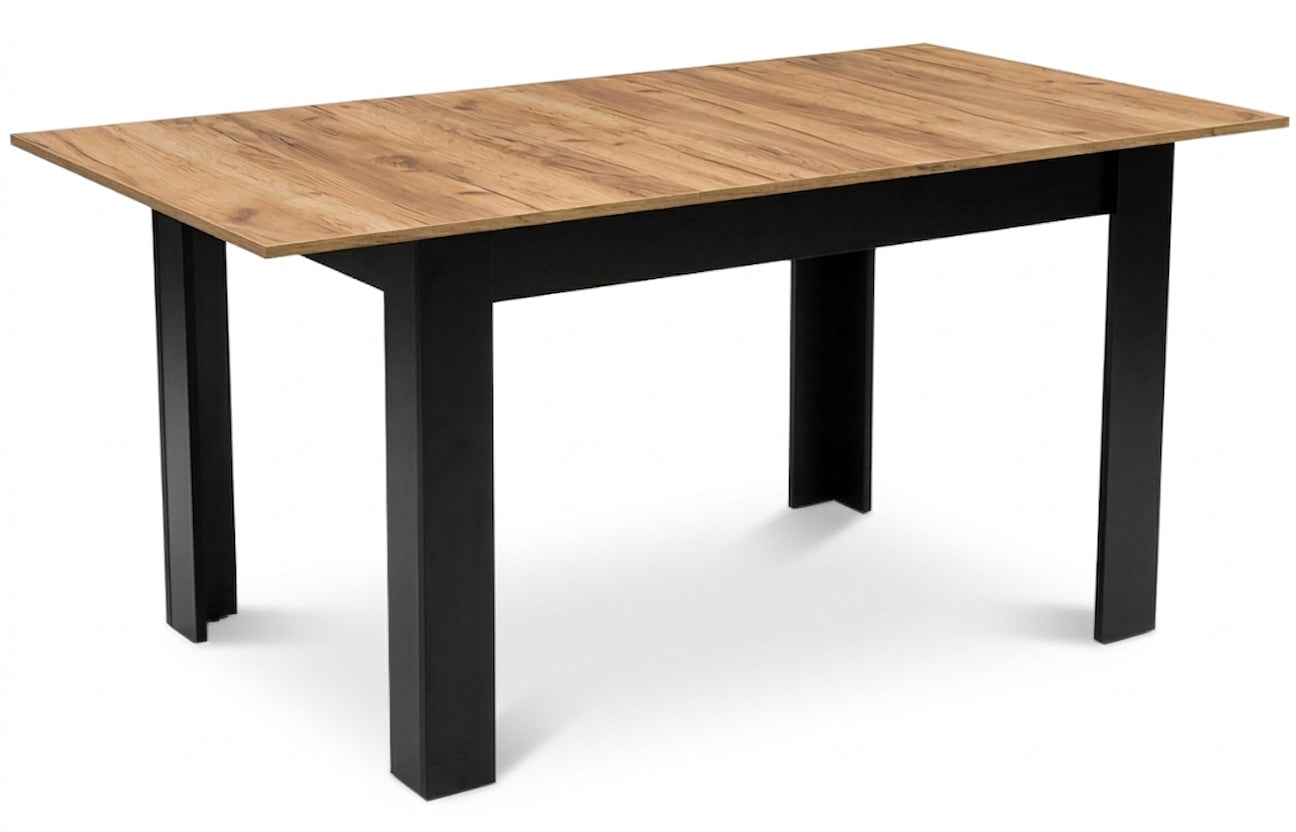 Esstisch ausziehbar 120–160 × 80 cm – moderner Tisch für Küche und Esszimmer