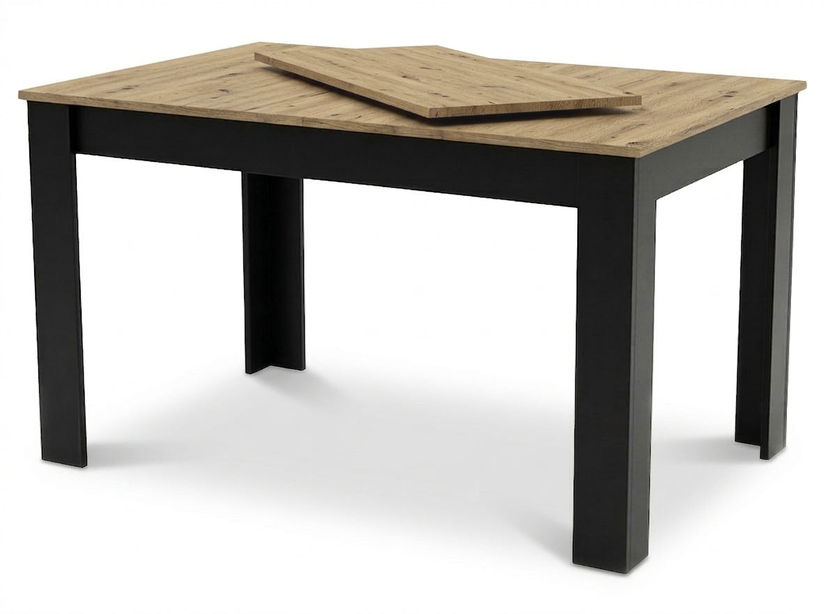 Esstisch ausziehbar 120–160 × 80 cm – moderner Tisch für Küche und Esszimmer