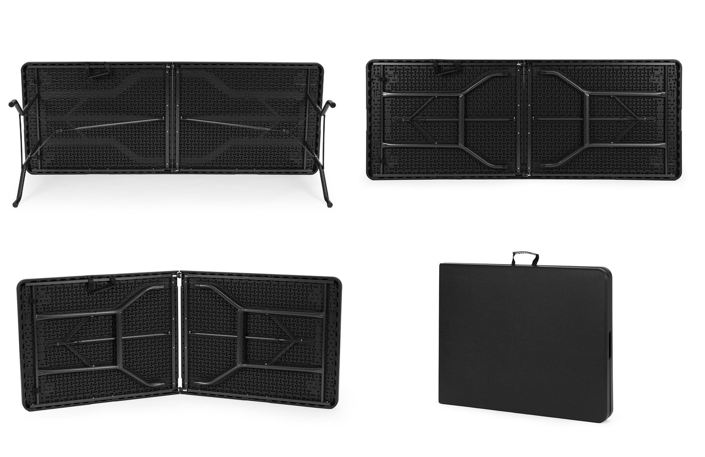 Klapptisch 180 cm faltbar mit Tragegriff – Camping- und Gartentisch