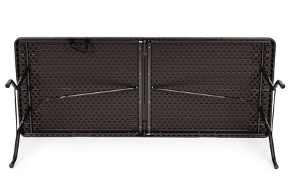Klapptisch 180 cm faltbar mit Tragegriff – Camping- und Gartentisch