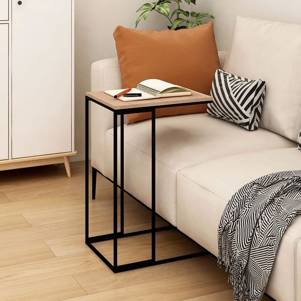 Beistelltisch C-Form für Laptop und Sofa – moderner Sofatisch
