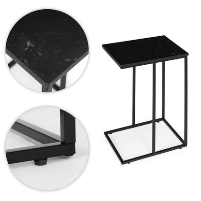 Beistelltisch C-Form für Laptop und Sofa – moderner Sofatisch