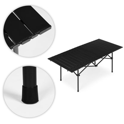 Campingtisch klappbar mit Tragetasche – Schwarz