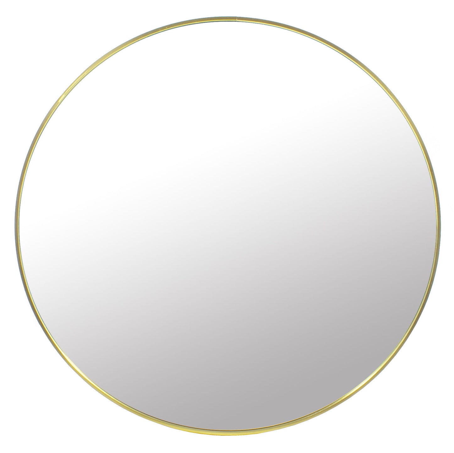 Wandspiegel rund mit Metallrahmen – Gold oder Schwarz, 40–80 cm