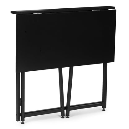 Klappschreibtisch ARLO, 80 × 45 cm – Schwarz – Ansicht 6
