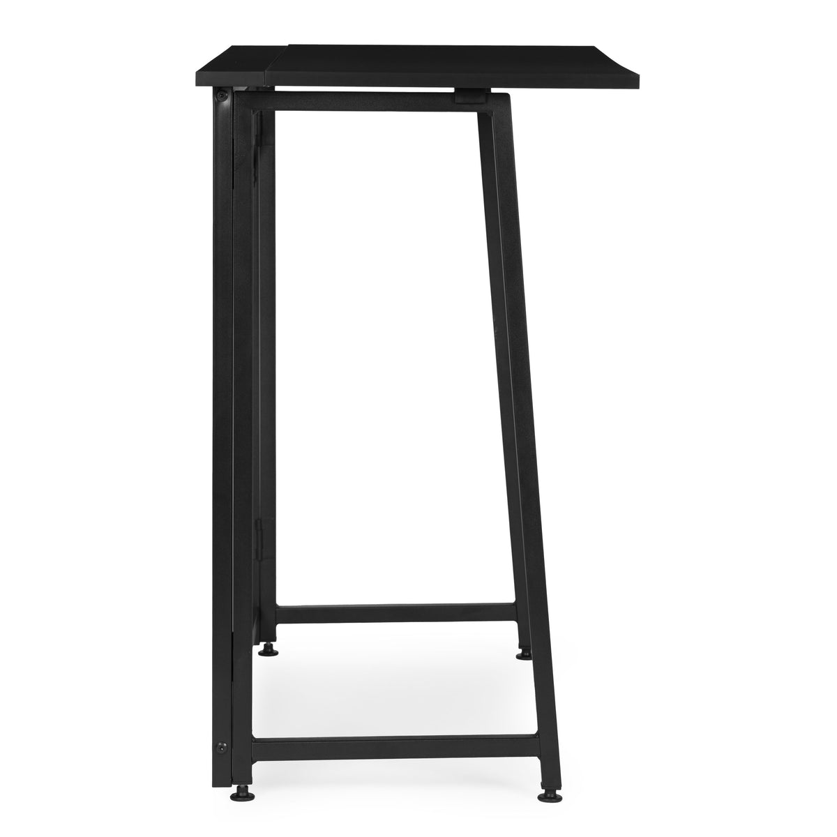Klappschreibtisch ARLO, 80 × 45 cm – Schwarz – Ansicht 7