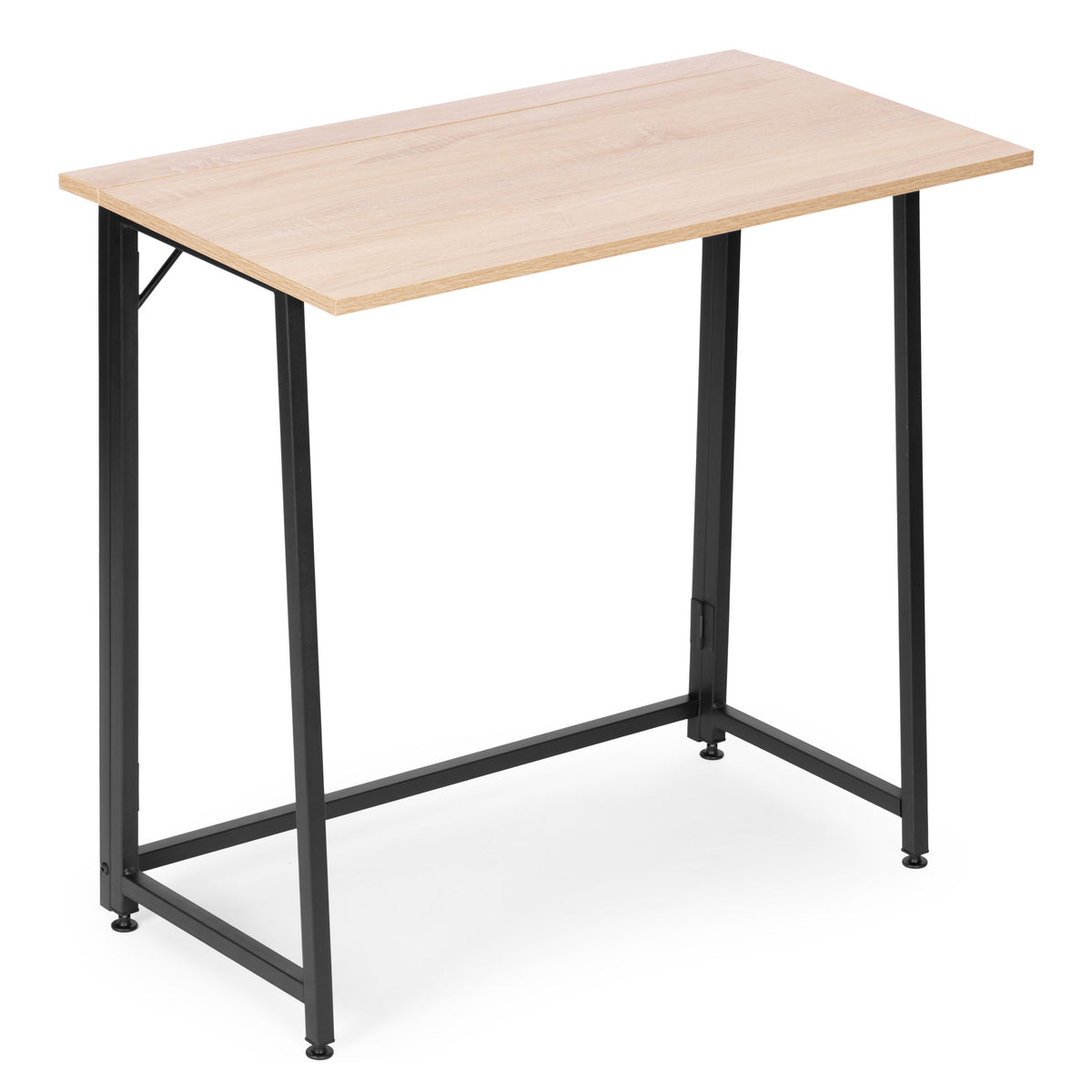 Klappschreibtisch ARLO, 80 × 45 cm – Eiche / Schwarz – Ansicht 5