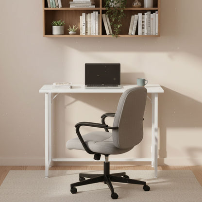 Klappschreibtisch ARLO, 80 × 45 cm – Weiß – Ansicht 2