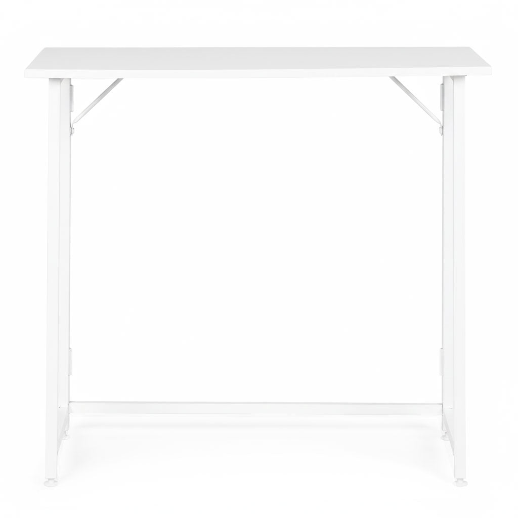 Klappschreibtisch ARLO, 80 × 45 cm – Weiß – Ansicht 4