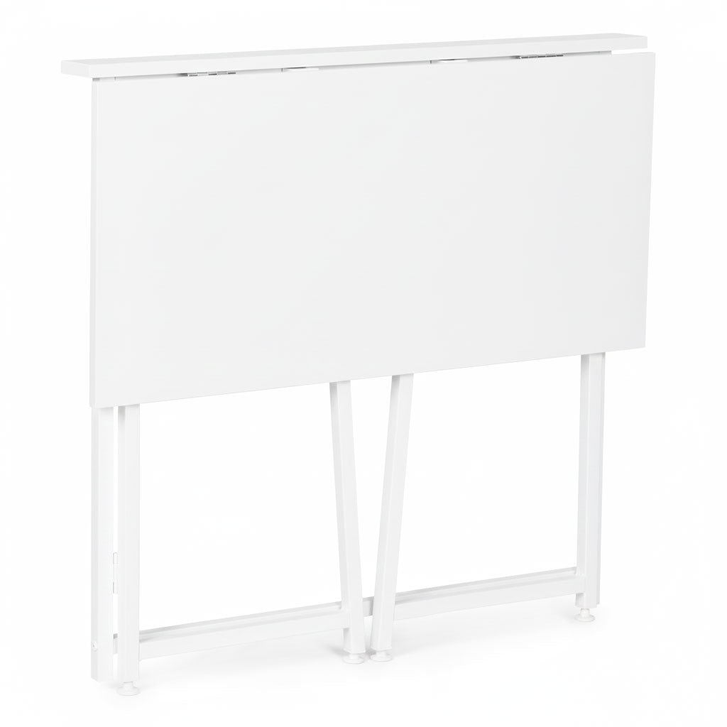 Klappschreibtisch ARLO, 80 × 45 cm – Weiß – Ansicht 6