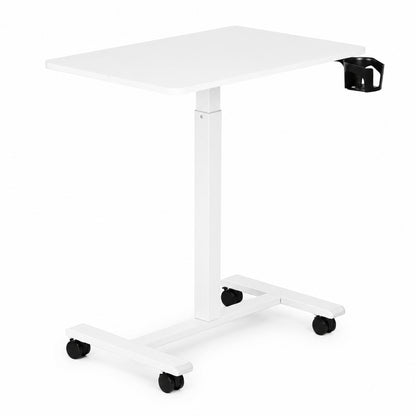 Laptoptisch MILO, höhenverstellbar mit Rollen – Weiß – Ansicht 4