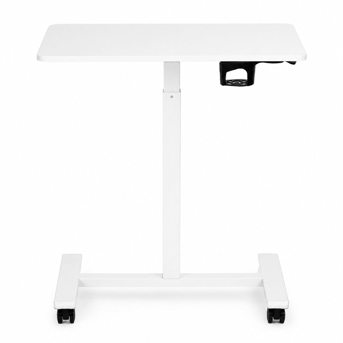 Laptoptisch MILO, höhenverstellbar mit Rollen – Weiß – Ansicht 5