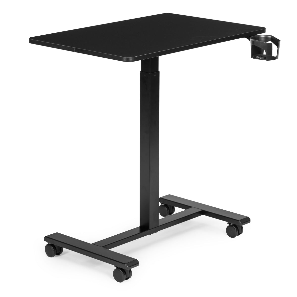 Laptoptisch MILO, höhenverstellbar mit Rollen – Schwarz – Ansicht 5