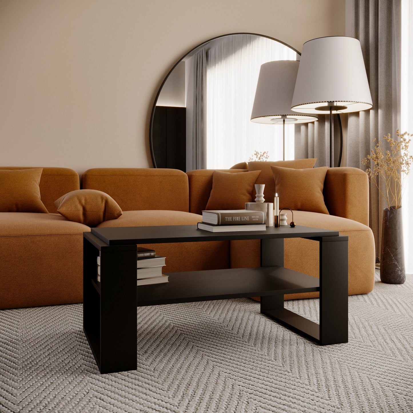 Table basse KAJA 96 x 53,8 x 42 cm