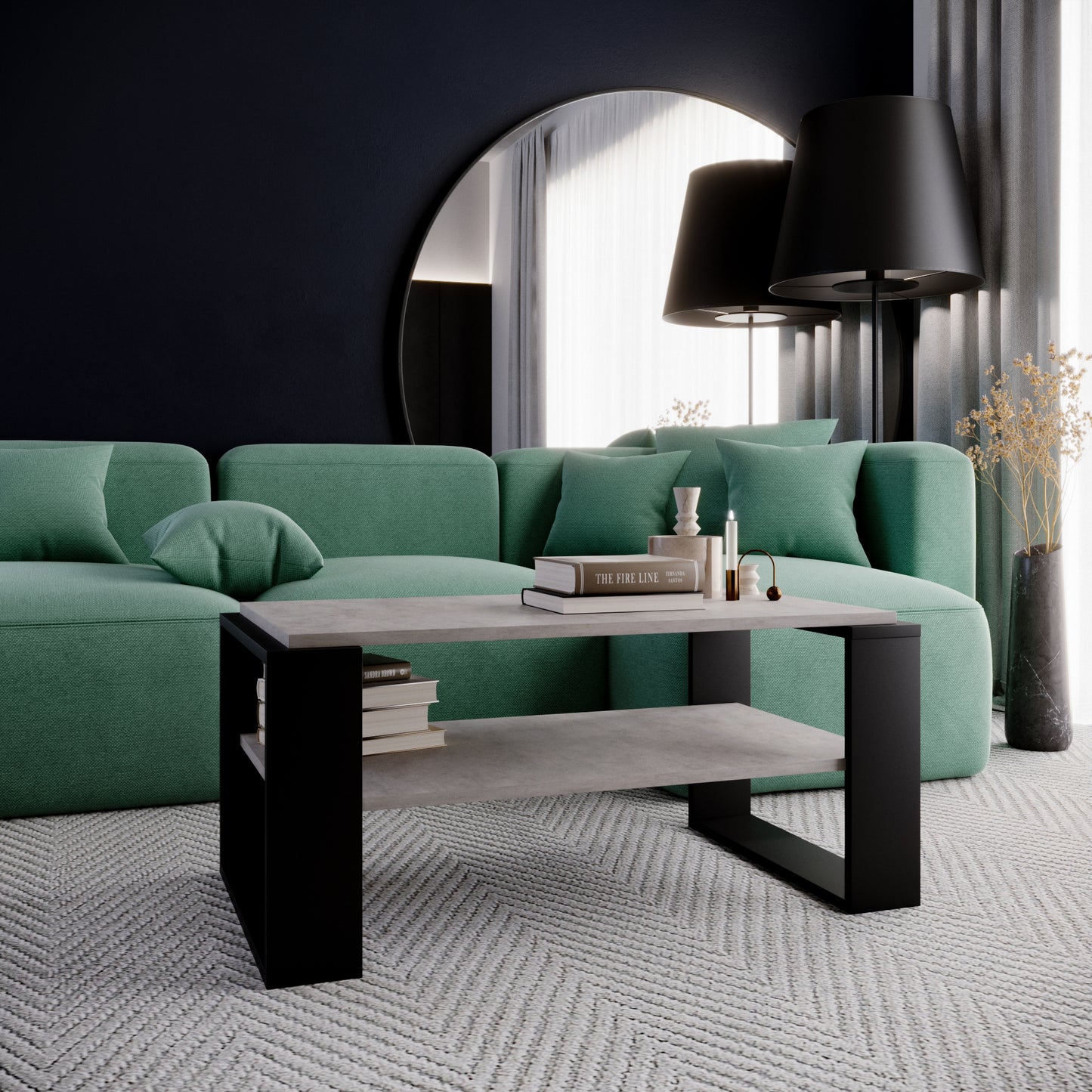 Table basse KAJA 96 x 53,8 x 42 cm
