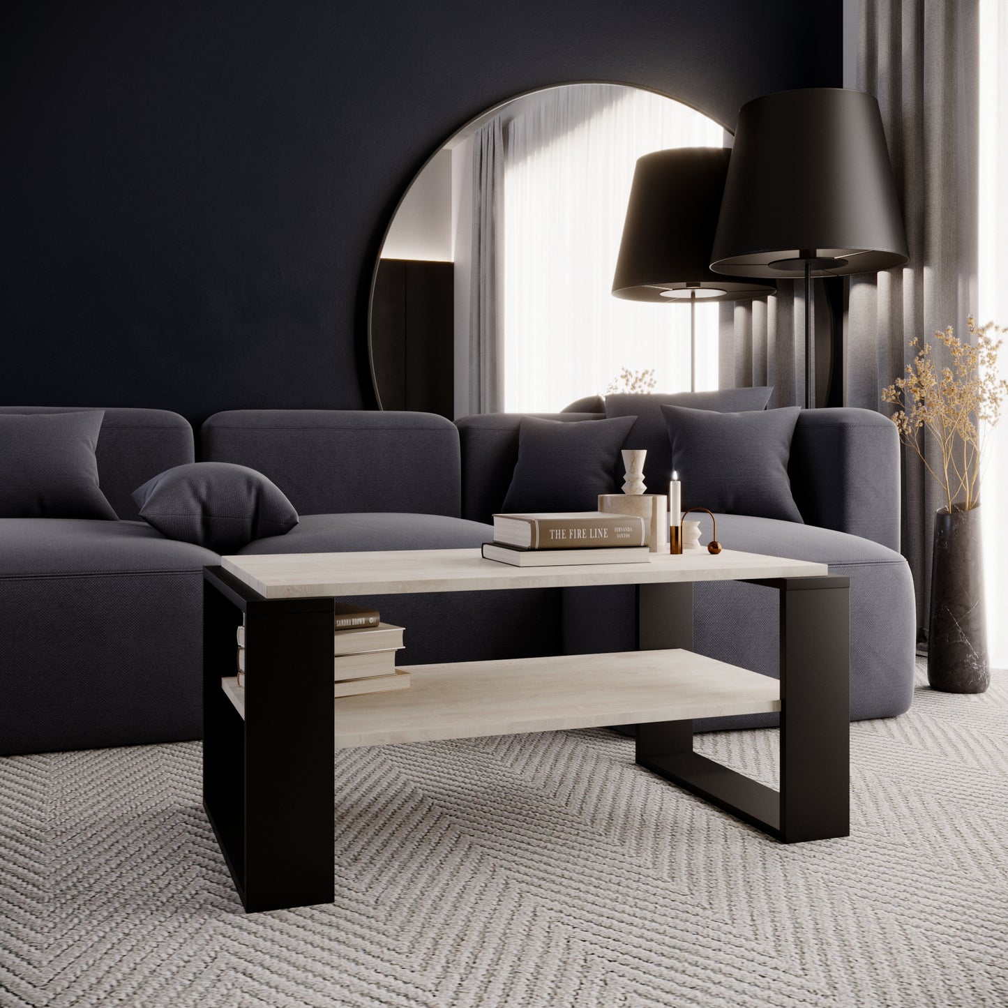 Table basse KAJA 96 x 53,8 x 42 cm