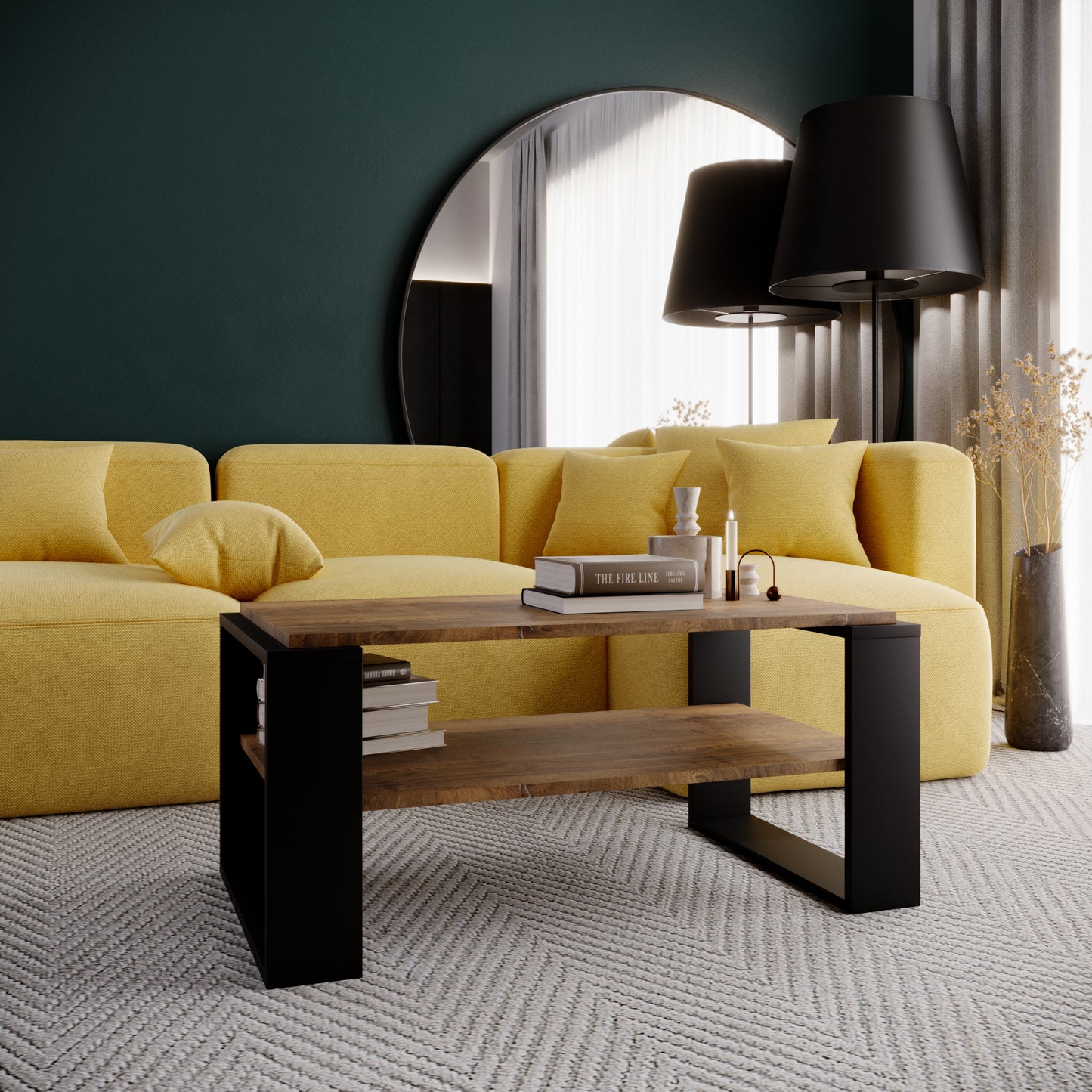 Table basse KAJA 96 x 53,8 x 42 cm