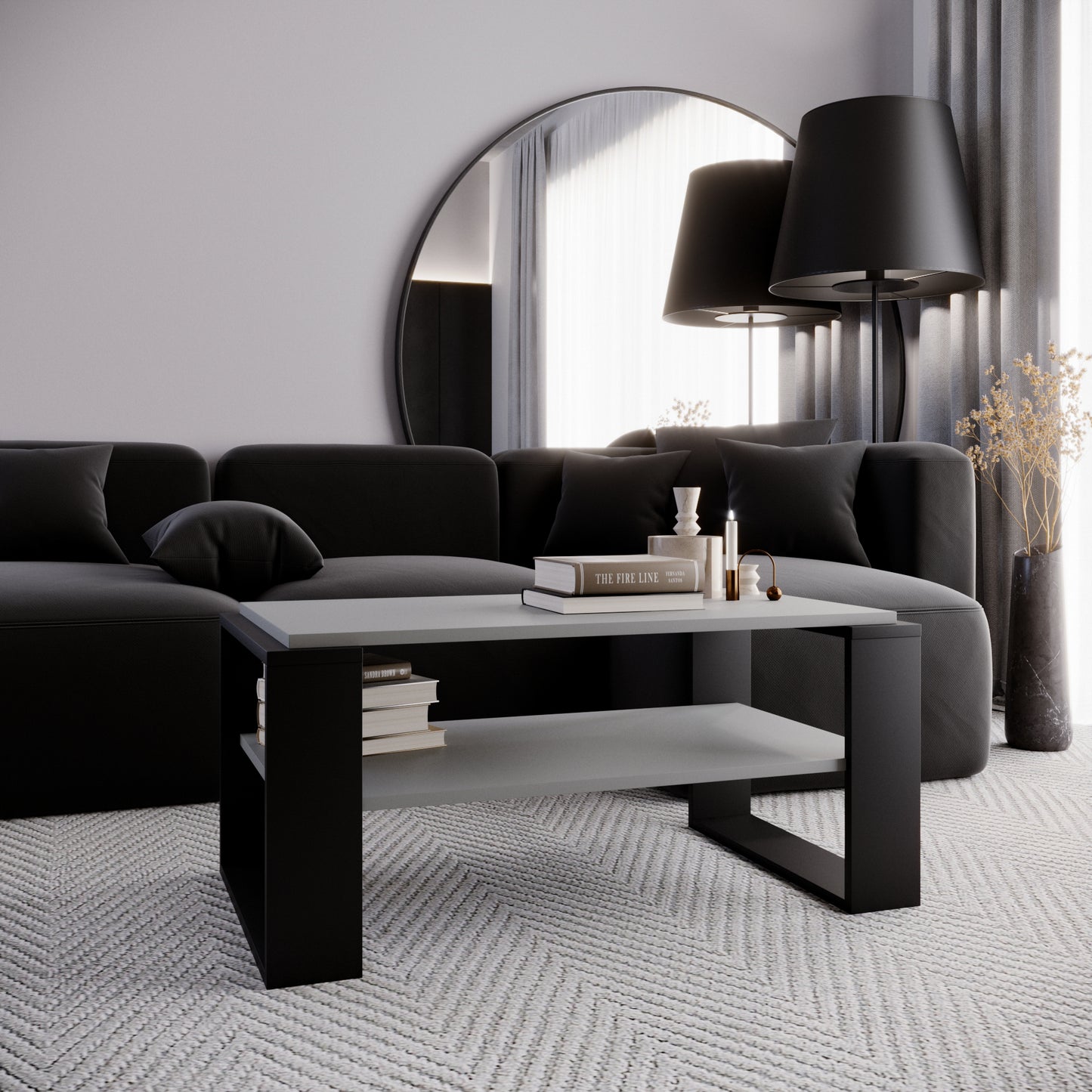 Table basse KAJA 96 x 53,8 x 42 cm