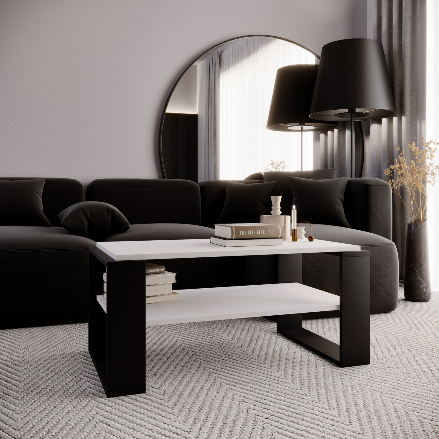 Table basse KAJA 96 x 53,8 x 42 cm